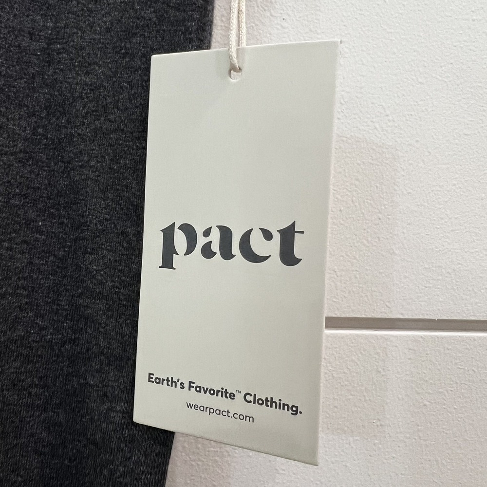 Pact Womens On the Go-To Cropped Bootcut Legging Size XXL Organic Cotton Gray - Picture 5 of 5